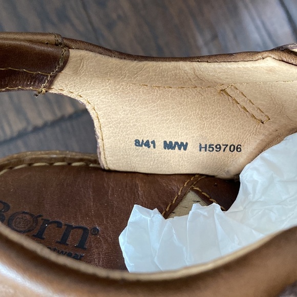 BORN Men's Leather Fisherman Sandals  Size 8 - Picture 10 of 10